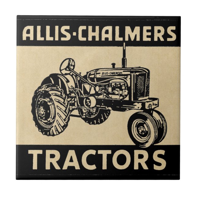 Carreau Tracteur vintage de ferme (Devant)