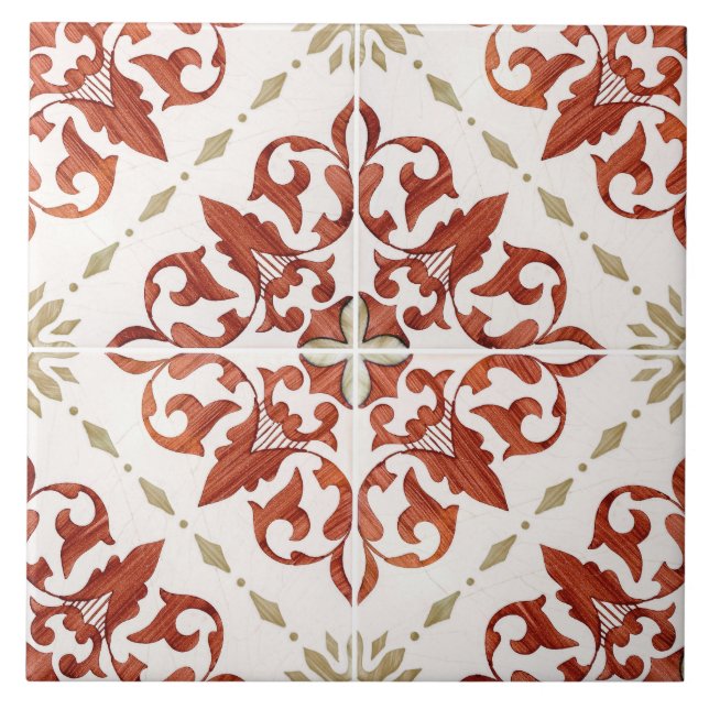 Carreau Traditional Portuguese glazed  (Devant)