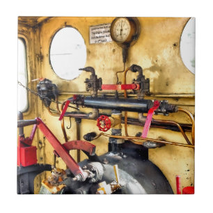 CARREAU TRAINS À VAPEUR