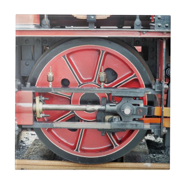 CARREAU TRAINS À VAPEUR (Devant)