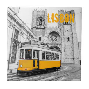 Carreau Tramway de Lisbonne Portugal tramway vintage