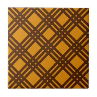 Carreau Trellis Brown et orange