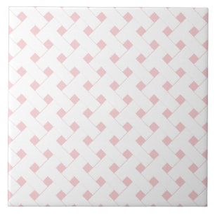 Carreau Trellis géométrique rose