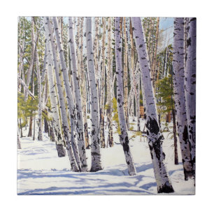 Carreau Trembles dans la forêt