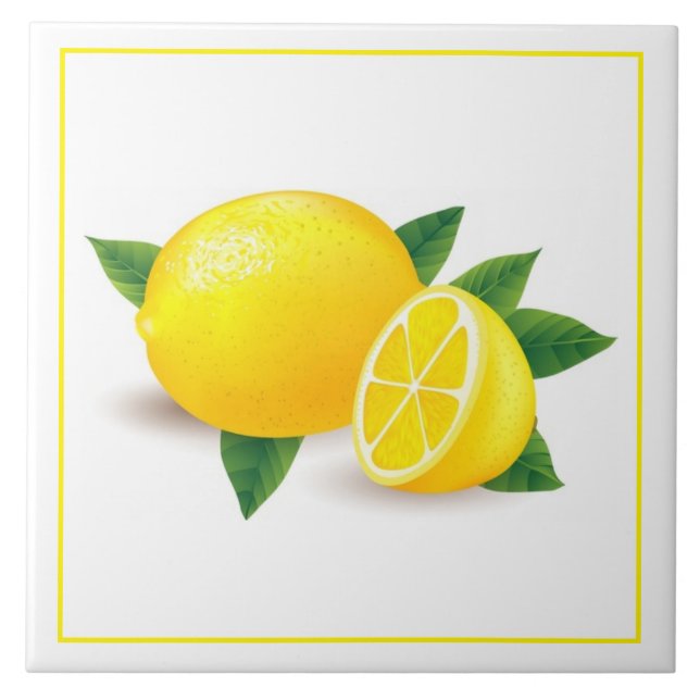 Carreau Trépied-Citrons de tuile (Devant)