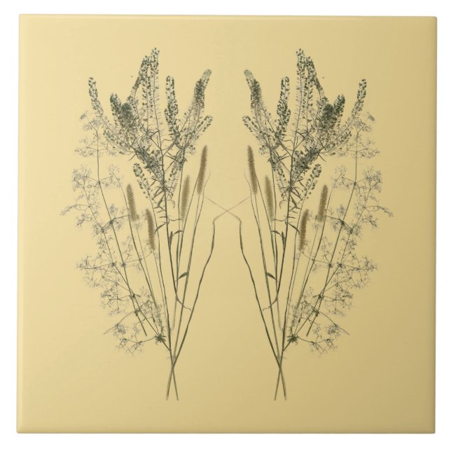 Carreau Trésors texturaux de l'été sur un carrelage en cér (Devant)