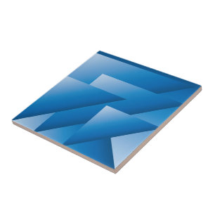 Carreau Triangles bleus