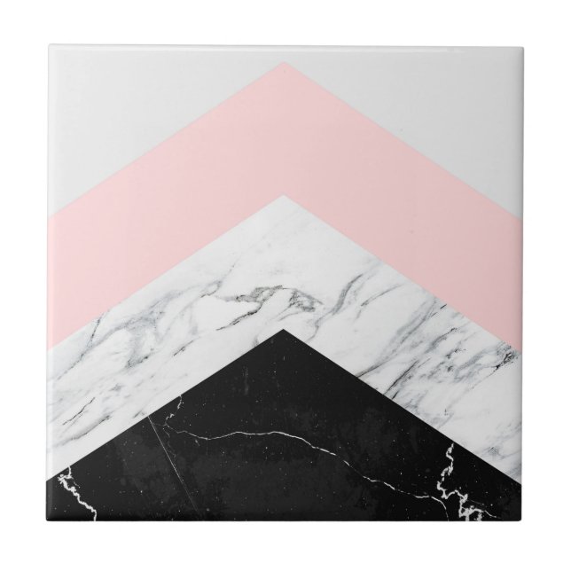 Carreau Triangles de marbre (Devant)