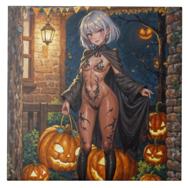 Carreau Trick ou le traitement, Brave Halloween Costume Gi (Devant)