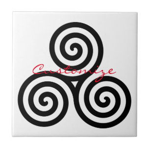 Carreau Triple spirale noire Thunder_Cove