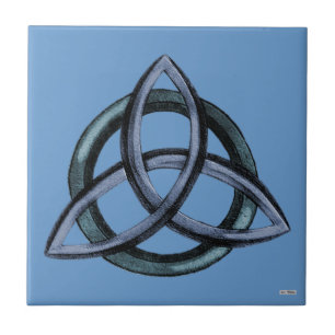 Carreau Triquetra (bleu)