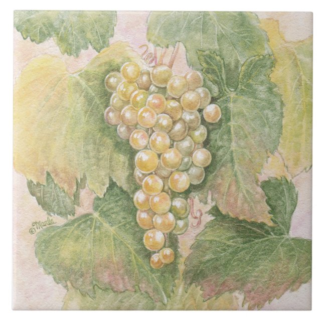 Carreau Trivet Grapevine Sandstone (Devant)