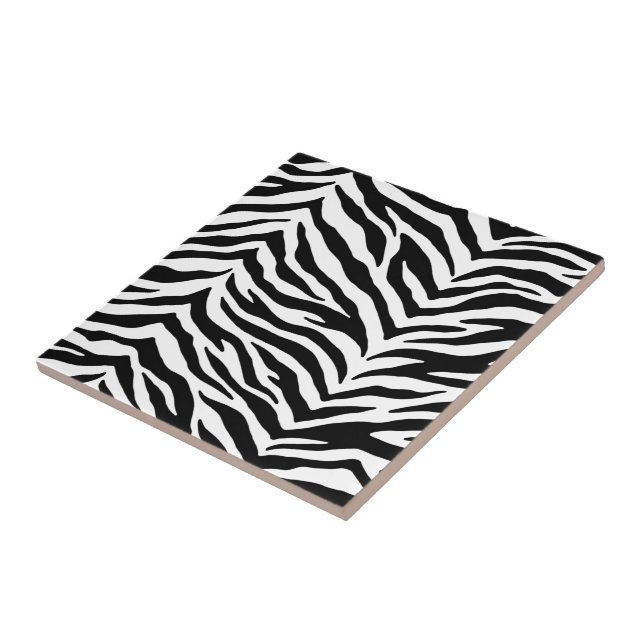 Carreau Trivet Tile Zèbre Imprimer (Côté)