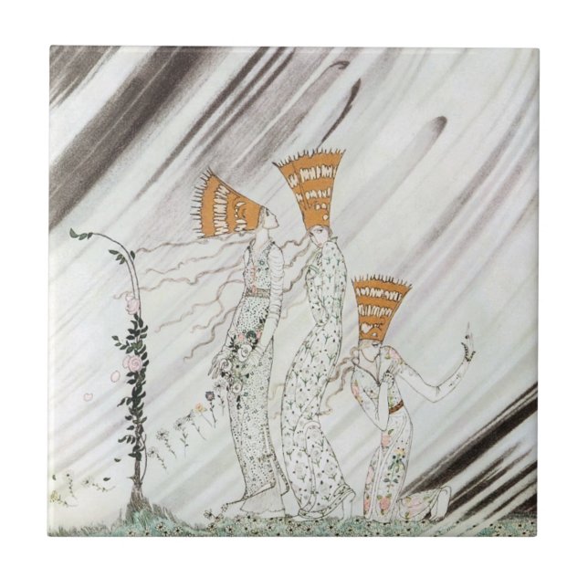 Carreau Trois princes à Blue Mountain par Kay Nielsen (Devant)