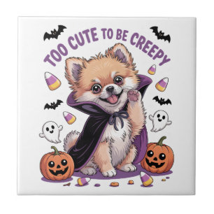 Carreau Trop mignon pour être effrayant T-shirt Halloween
