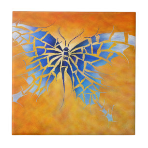 Carreau Tropenillo V1 - le papillon bleu