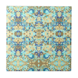 Carreau Tropical Ethnic abstrait céramique motif