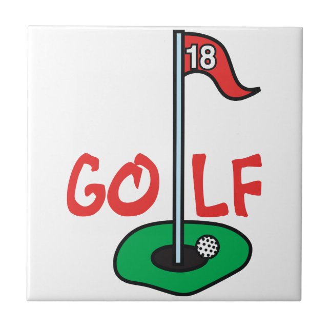 Carreau Trou de golf (Devant)