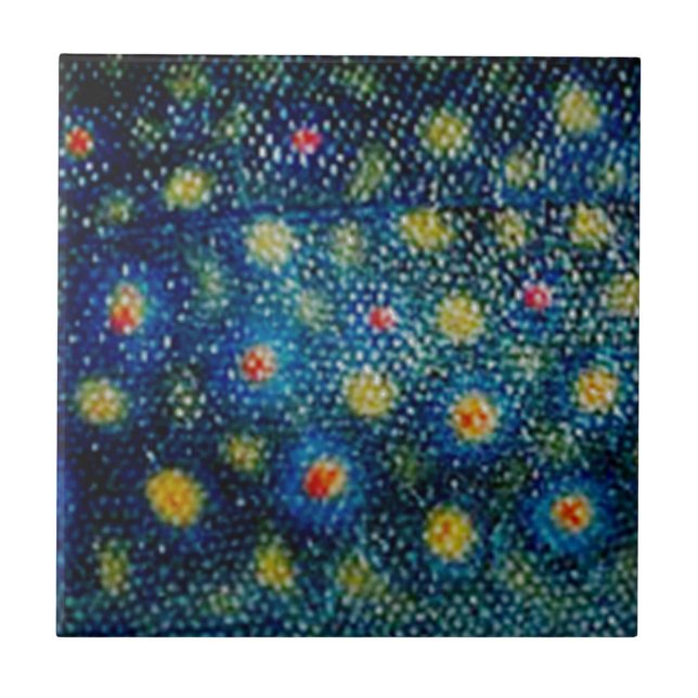 Carreau Truite de ruisseau par PatternWear© (Devant)