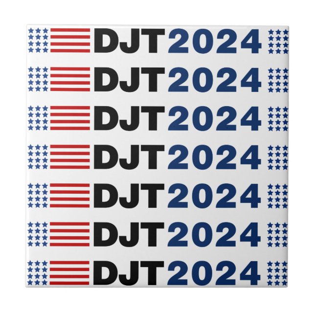 Carreau Trump 2024 DJT (Devant)