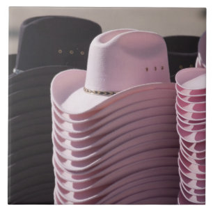 Carreau Tucson, Arizona. Chapeaux de cow-boy pour hommes e