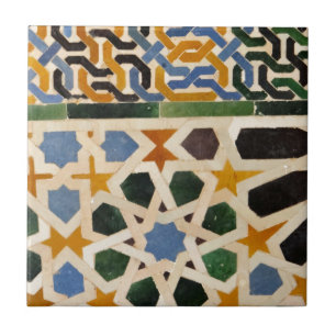 Carreau Tuile #3 de mur d'Alhambra