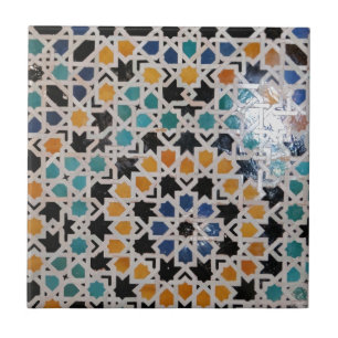 Carreau Tuile #9 de mur d'Alhambra