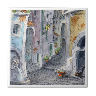 Carreau tuile Alfama2 de Lisbonne