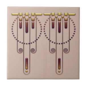 Carreau Tuile Art déco "Tons de"