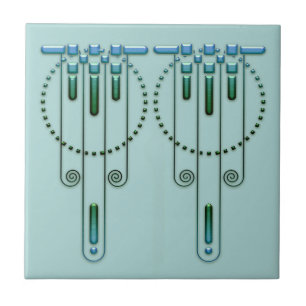 Carreau Tuile Art Déco "Tons de".