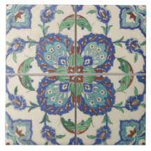 tuile avec design vintage