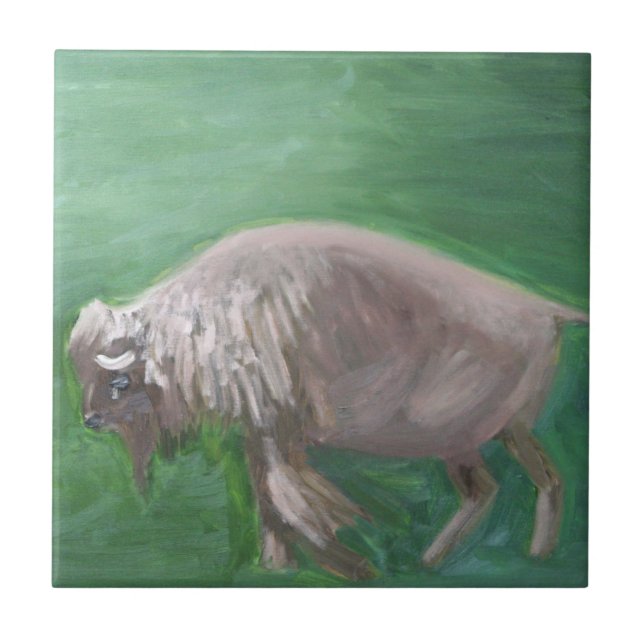 Carreau Tuile blanche de Buffalo (Devant)