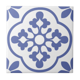 Carreau Tuile bleue marocaine