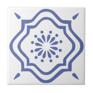 Carreau Tuile bleue marocaine 6