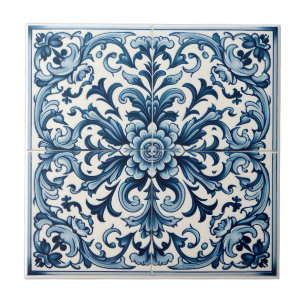Carreau Tuile bleue portugaise