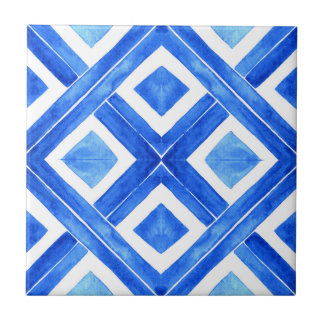 Carreau Tuile céramique Azulejos No1, petite (4,25 po x 4,