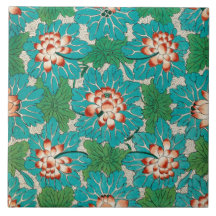 Tuile chinoise d'ornement