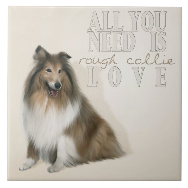 Carreau Tuile Collie (Devant)