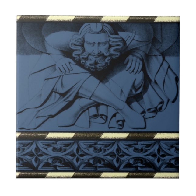 Carreau Tuile-Cuisine Décor-Gothique à la maison gothique (Devant)