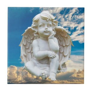 Carreau Tuile d'Angel Bébé en marbre