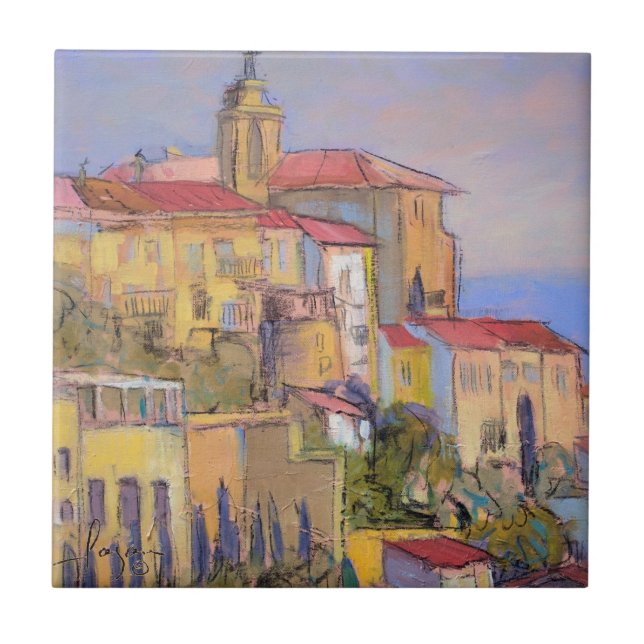 Carreau Tuile d'art de sanctuaire de la Provence (Devant)