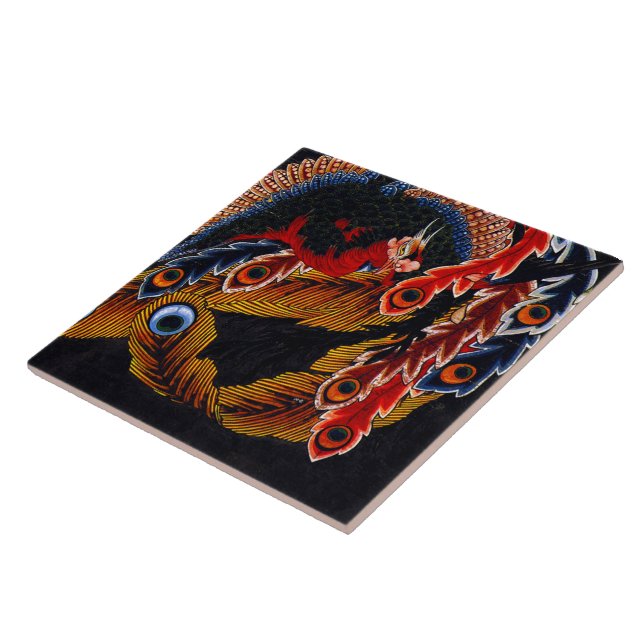 Carreau Tuile d'art Hokusai (Côté)