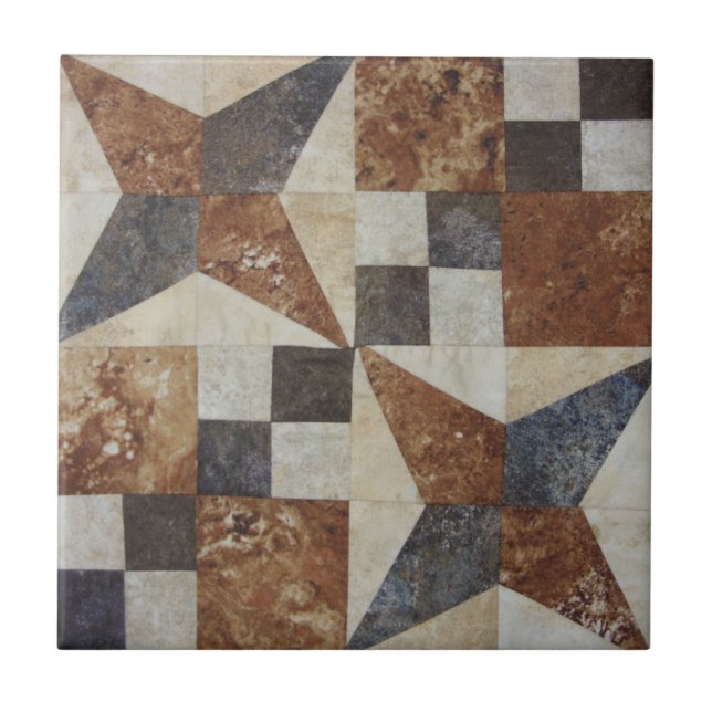 Carreau Tuile de bloc d'édredon (Devant)