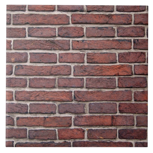 Carreau Tuile de brique rouge (Devant)