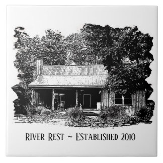 Carreau Tuile de cabine de repos de rivière