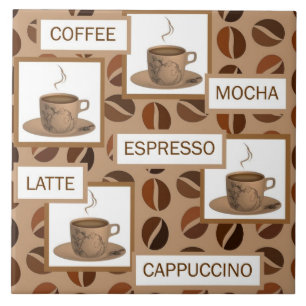Carreau Tuile de café