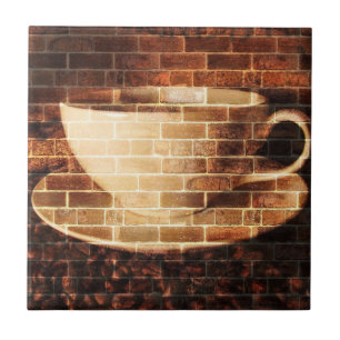 Carreau Tuile de café de mur de briques