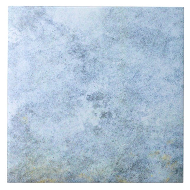 Carreau Tuile de céramique de rêve bleu congelé (Devant)