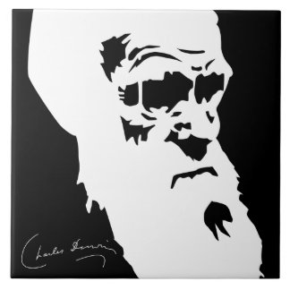 Carreau Tuile de Charles Darwin