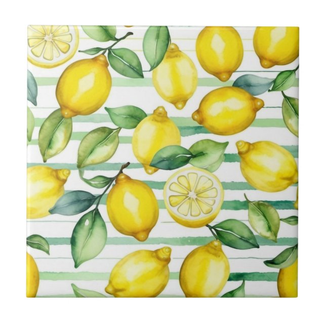 Carreau Tuile de citron (Devant)